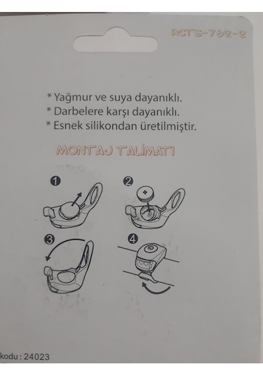 Rectus Bisiklet Silikon Çakar Far Ve Stop Seti Çok Renkli