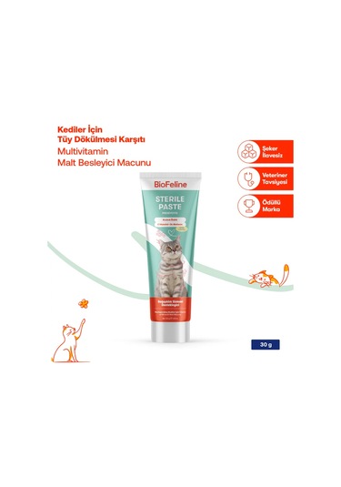 Biofeline Kısır Kediler İçin Malt Macun 100 G
