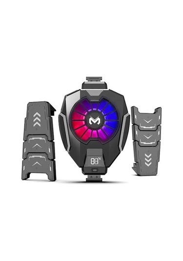 Dijital Ekranlı Tablet Soğutucu, Oyuncu Soğutma Fanı, Emiş Ve Isı Dağıtma Tablet Soğutucu, Yarı İletke B