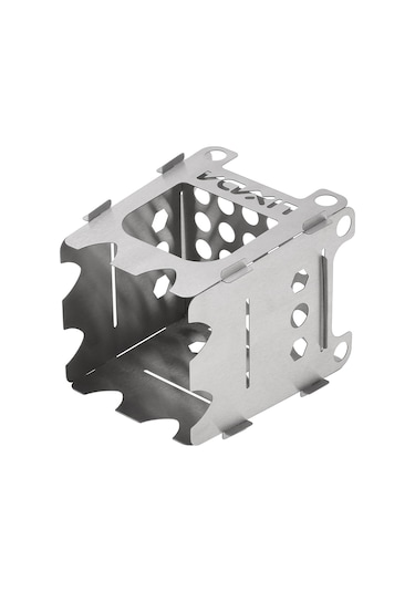 Jeehugo Küçük Boy Çift Yönlü Titan Camping Mangal, Katlanabilir Ve Hafif, Outdoor Seyahat İçin İdeal 70g Çok Renkli