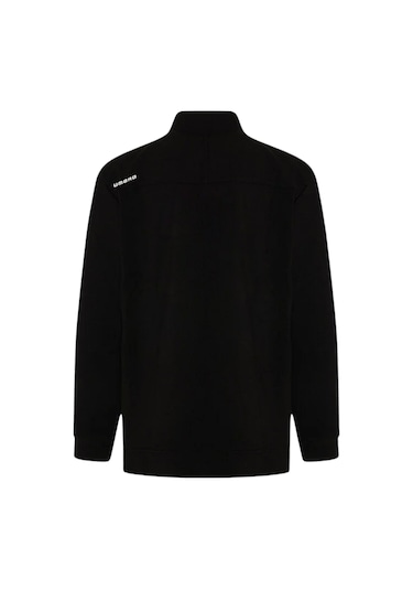 Beşiktaş Lisanslı Fermuarlı Siyah Sweatshirt 25/26 Sezon SiYAH