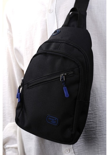 Seventeen 3475 Erkek Kanvas Body Bag Çapraz Çanta Siyah