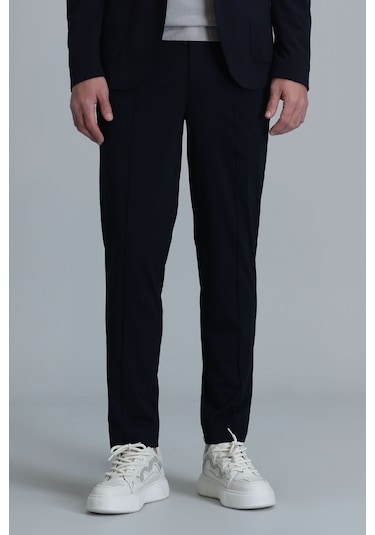 Lufian Erkek Simon Smart Chino Slim Fit Pantolon 111190324 Lacivert