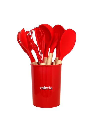 Valletta Mikla Isıya Dayanıklı 33 Parça Silikon Spatula Seti
