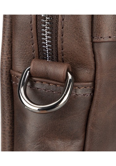 Apollo 13-14 İnç Deri Laptop Çantası Tn03 Kahve Kahverengi