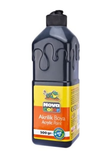 Nova Color Akrilik Boya 500 Gr  Siyah