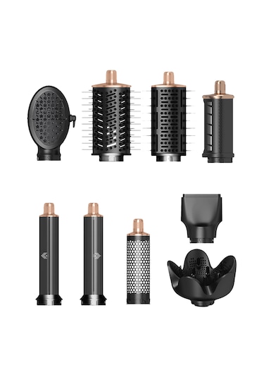 Witero 9in1 Ultra Airwrap Multi-styler Siyah Saç Şekillendime Set