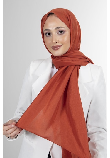 Harem Scarf Brisa Vual Şal - Kiremit - Kiremit