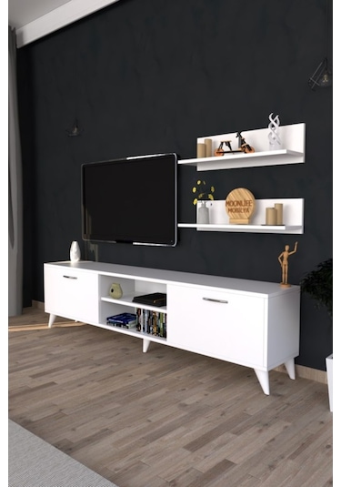 Moonlife Zümrüt Tv Ünitesi  Beyaz