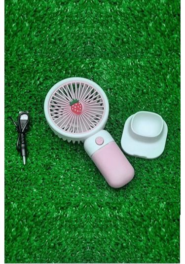 Büro Ev Ofis Hediyesi İçin Sevimli Telefon Tutuculu El Fanı