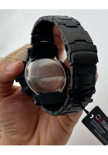 Dijital Analog Sport Metal Kordonlu Erkek Asker Kol Saaticw.silver5