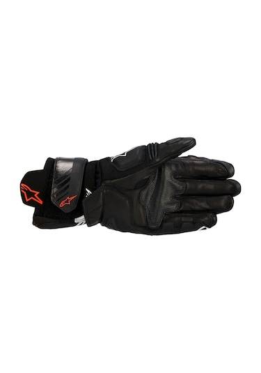 Alpinestars Gp Plus R V3 Korumalı Deri Motosiklet Eldiveni Siyah Beyaz