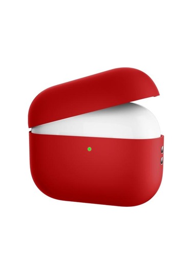 Kırmızı Kulaklık Koruyucu Kılıf Darbeye Dayanıklı Anti-damla Taşınabilir Bluetooth Uyumlu Kulaklık Koruyucu Kılıf Airpods Pro 2 İçin