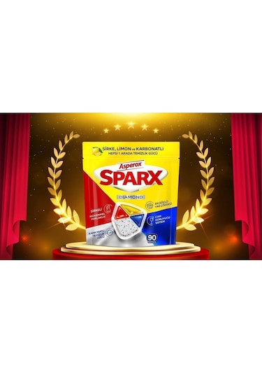 Sparks Diamond Bulaşık Kapsülü 60 Lı 4 Adet