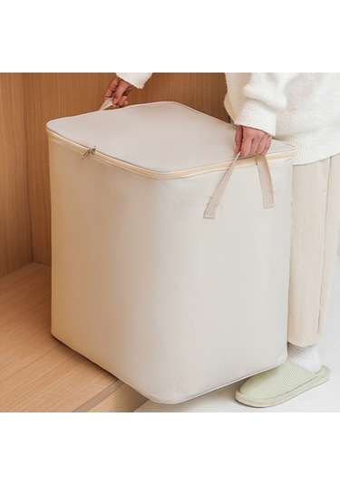 Dancemonkey Cbtx Moho&home Mdj-618012 Yorgan Battaniye Dolap Düzenleyici 600d Oxford Saklama Çantası - Bej Standart 140l