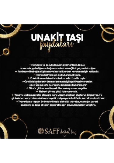 Unakit Doğal Taş Kolye  201589