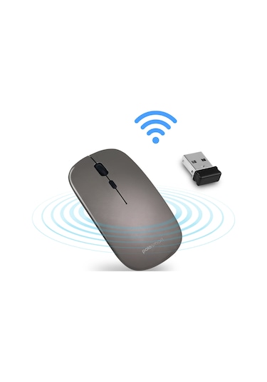 Polosmart PSWM13 Hybrid Bluetooth & Kablosuz Şarj Edilebilir Optik Mouse