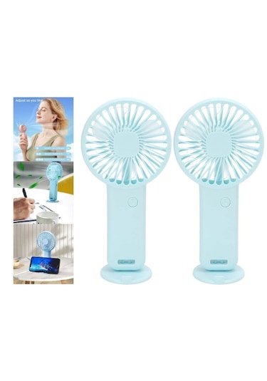Mini Fan,şarjlı El Vantilatörü Usb Özellikli 19cm