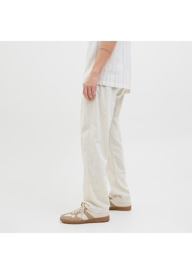 Jack&jones Jack Jones Pantolon Kane Summer Linen Blend Jogger Bej