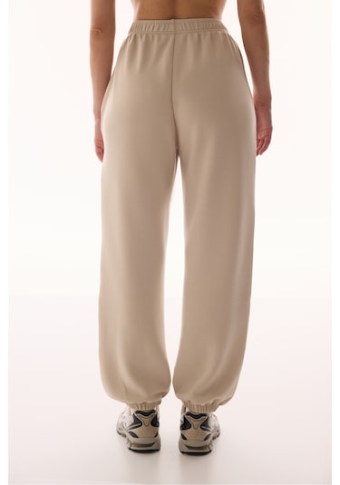 Penti Bej Silky Feel Fermuarlı Jogger Pantolon