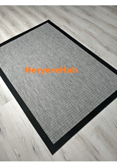 Foneks Halı Loris Yeni Nesil Yumuşak Sisal Halı L106sıyah-120x180