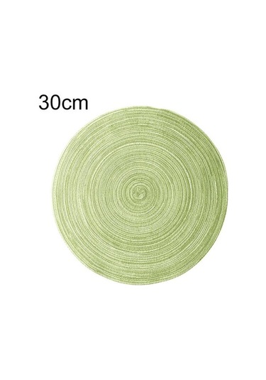 Yeşil Talos Yuvarlak Isı Yalıtım Masası Kupa Mat Pad Placemat Kaymaz Bardak Ev Dekor 30cm