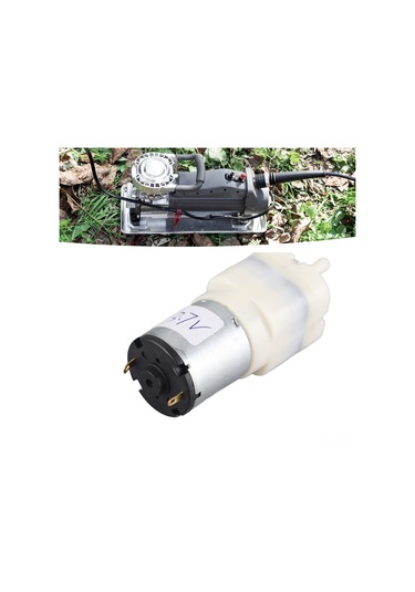 Yunboo 12v Dc Mikro Hava Pompa - Düşük Gerilimli, Sessiz Çalışma, Anti-koroziv Kasa, 2.5-8.0lpmm Vakum Akışı, Montaj Kolay