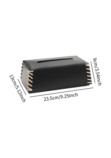 Homyl Masa Mutfak Yatak Odası Için Dekoratif Saklama Kabı Siyah