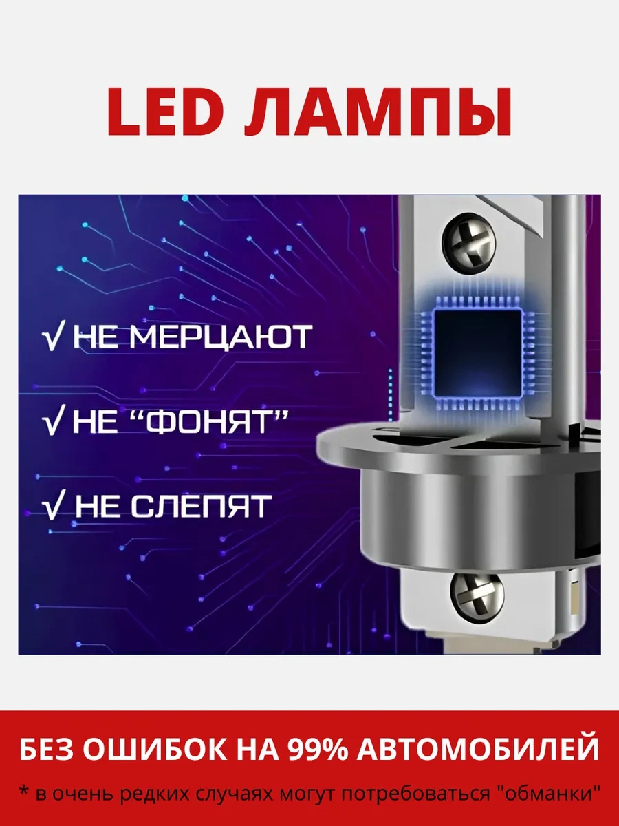 Carstore52 Kompakt Led Lambalar H7 Mini Diyot Otomobil İçin 153271634