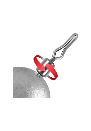 Hengjıa 15 Adet/torba 7g Balıkçılık Kurşunu Kolye Deniz Balıkçılığı Lua Küresel Döndürme Isırma Kurşunu Balıkçılık Ekipmanı Çok Renkli