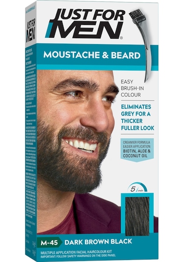 Just For Men Sakal ve Bıyık Boyası Koyu Kahve Siyah M-45