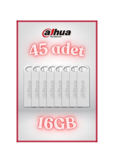 45 Adet 16gb Metal Usb Flash Bellek U106 -
