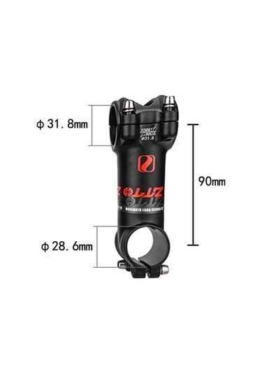 Novahub 7 Derece Bisiklet Sopa Ultra Hafif Dağ Yolu Bisiklet Sopa 31.8mm Gidon İçin 60/70/80/90/100/110/120mm