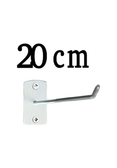 10 Adet 20 Cm Duvara Ve Suntaya Monte Kanca, Bijuteri Askı Metal
