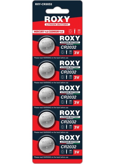 3v Lityum Cr2032 Düğme Pil 5 Li Paket