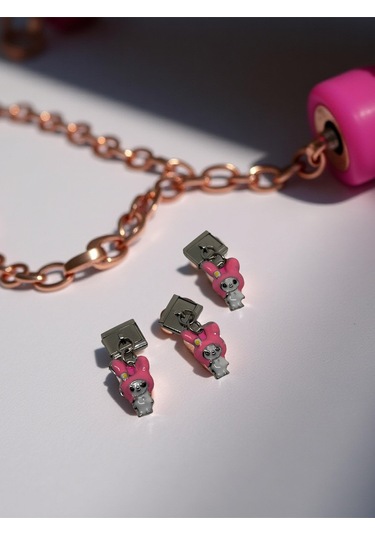 Hello Kitty İtalyan Bileklik Charmı Pembe