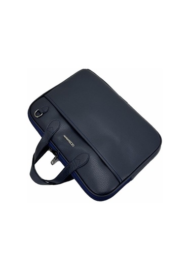 Ççs London 71455 Vegan Laptop Evrak Çantası 13 İnç Lacivert Çok Renkli