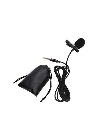 Net Ses, Yüksek Hassasiyet, Düşük Gürültü, Geniş Dinamik Aralık, Evrensel Uyumluluk Ve Sağlam Yapı Kalitesi İçin Profesyonel Lavalier Mikrofon