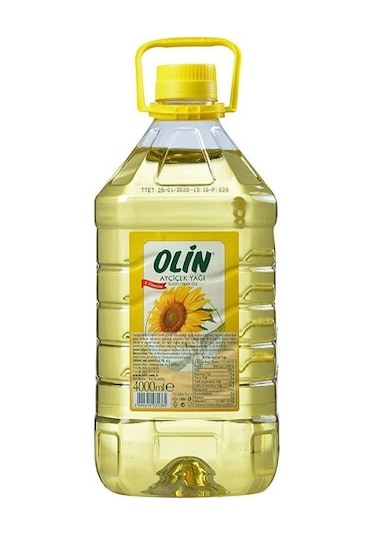 Olin Ayçiçek Yağı Pet 4 L