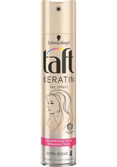 Taft Keratin Ultra Güçlü Saç Spreyi 250 ML
