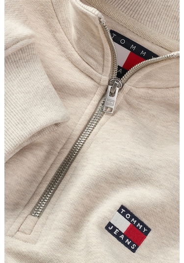 Tommy Hilfiger Tommy Hılfıger Erkek Sweatshırt Dm0dm20641-ae3 Krem