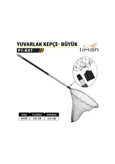 Liman Yuvarlak Teleskopik Kepçe Büyük