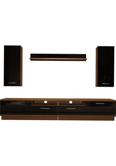 Decoraktiv Trendstyle 5220d Mdf Tv Ünitesi Tv Sehpası Ceviz - Siyah