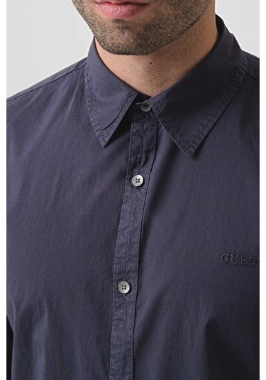 Erkek Logolu Gömlek - Lacivert 4112002