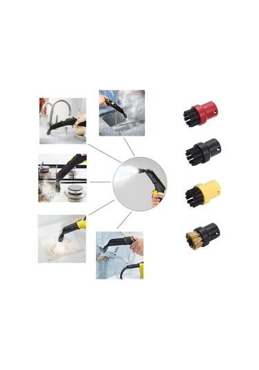 Clean Trend Buharlı Temizleyiciler İçin Yuvarlak Fırçalar 154773018