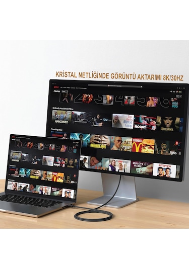 Thunderbolt 4 To Usb 4 Apple Uyumlu MacBook 240watt Hızlı Şarj 6k Görüntü Akta