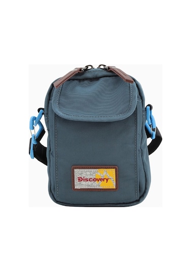 Discovery Icon Rfıd Korumalı Sürdürülebilir Utility 1l Kapasiteli Unisex Omuz Çantası Mavi