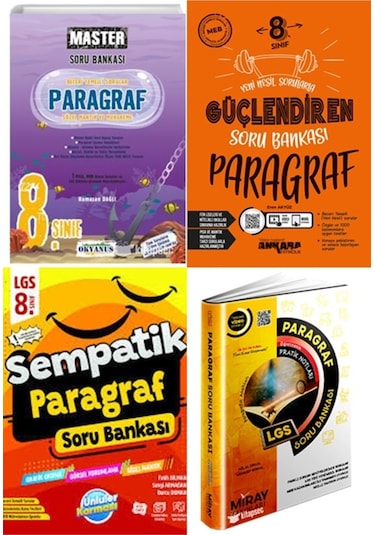 Lgs 8.sınıf Süper Paragraf 4 Kitap Set
