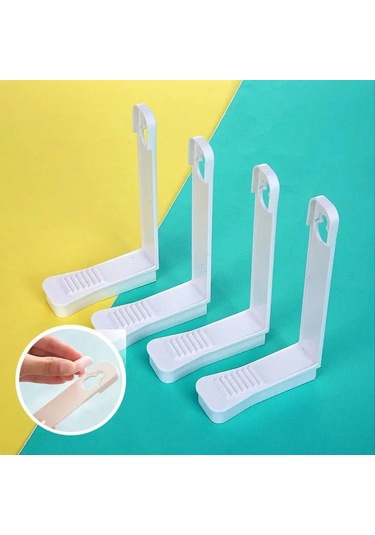 Uzun Pembe-levha Yorgan Tutucu Artefakt Kart Tokası Ev Yorgan Yorgan Kaymaz Çalışma Hiçbir İğne Kelepçesi Temassız İz Bırakmadı 4 Adet Çok