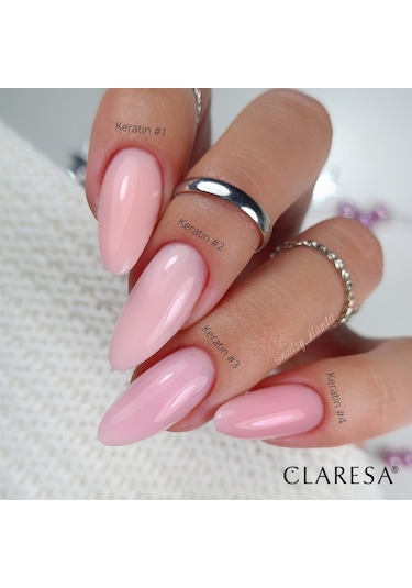 Claresa Keratin 5in1 Renkli Base Coat Nude Pembe Serisi 02 - 5g